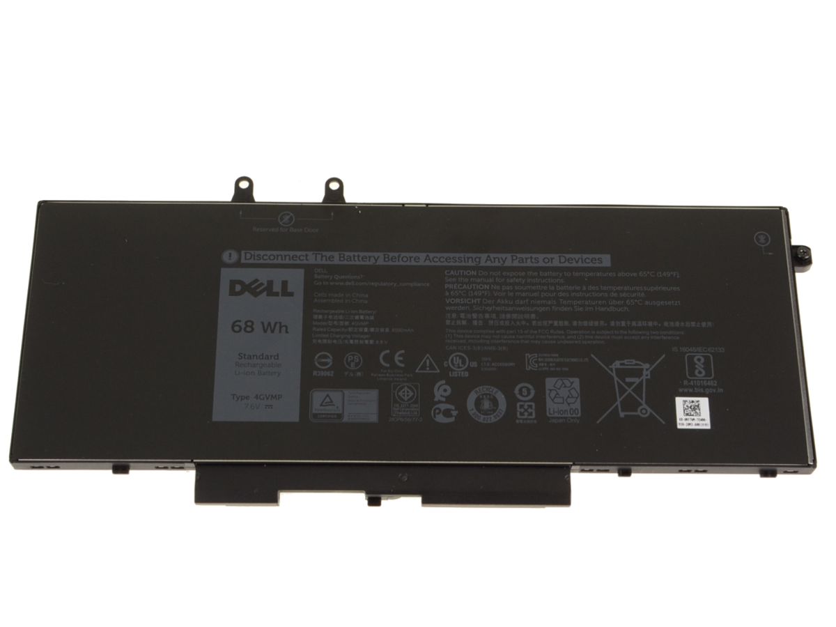 Dell 4GVMP Battery for Latitude 5400 / 5500 / Precision 3540 Dell 4GVMP laptop battery replacement - DEB110