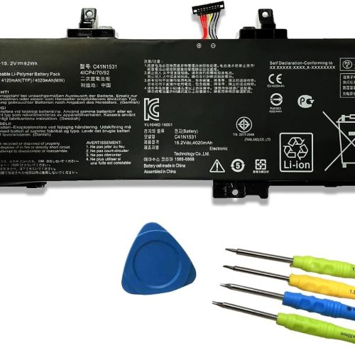 ASUS C41N1531 laptop battery replacement - ASB143
