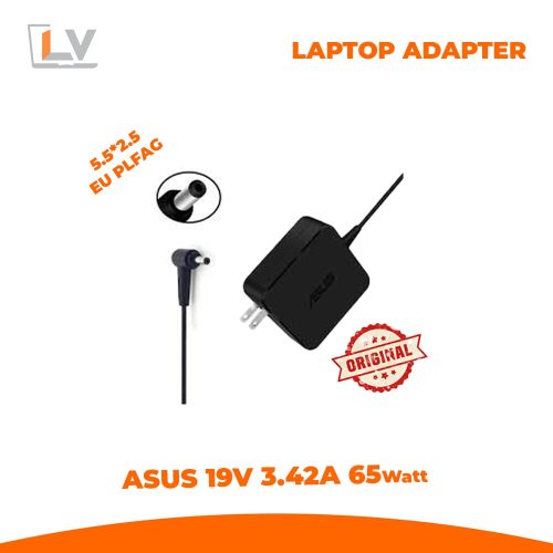 Laptop Adapter 65W 19V 3.42A 5.5mmx2.5mm Adapter for Asus in Bangladesh - LaptopVai
