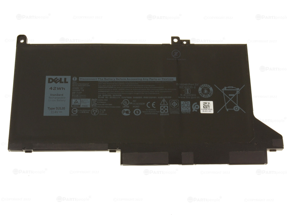 Dell DJ1J0 Battery for Latitude 7280 / 7290 / 7390 / 7480 / 7490 Dell DJ1J0 laptop battery replacement - DEB144