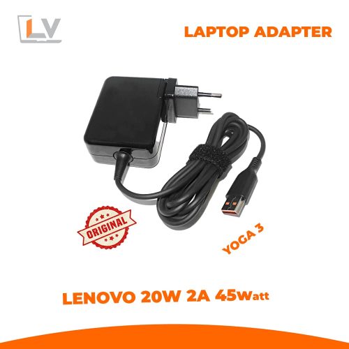 Laptop Adapter 45W 20V 2A Yoga 3 Fixed Plug Power Adapter for Lenovo in Bangladesh - LaptopVai