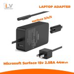 Microsoft Surface 5 44W 15V Charger Adapter Microsoft Surface-5 Original 44W Power Adapter – 15V 2.58A with 2-Pin Original P Replacement - LaptopVai