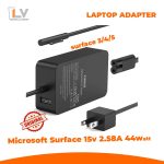 Microsoft Surface 5 44W 15V Charger Adapter Microsoft Surface-5 Original 44W Power Adapter – 15V 2.58A with 2-Pin Original P in Bangladesh - LaptopVai
