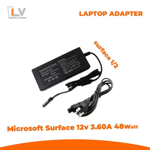 Microsoft Surface 1 / Surface 2 Original Power Adapter – 48W Charger with Replacement - LaptopVai