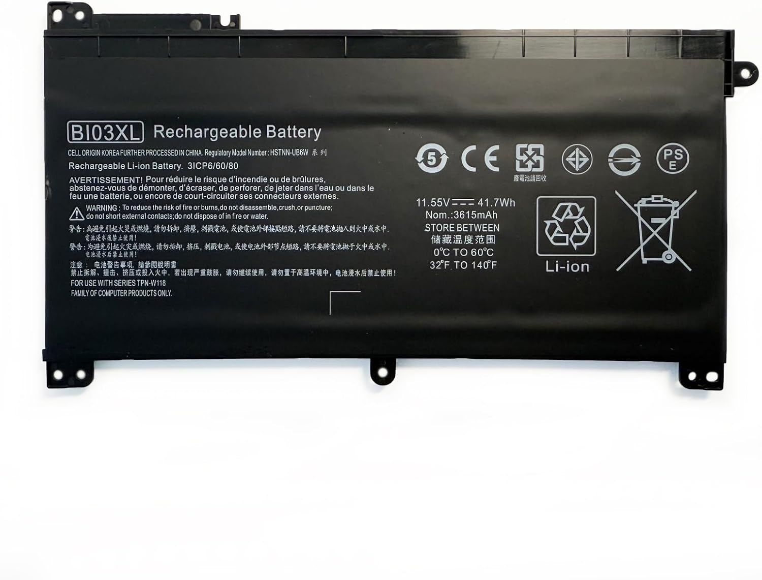 HP ON03XL Battery for Pavilion X360 13-U114TU TPN-W118 HP ON03XL Battery for Pavilion X360 13-U114TU TPN-W118