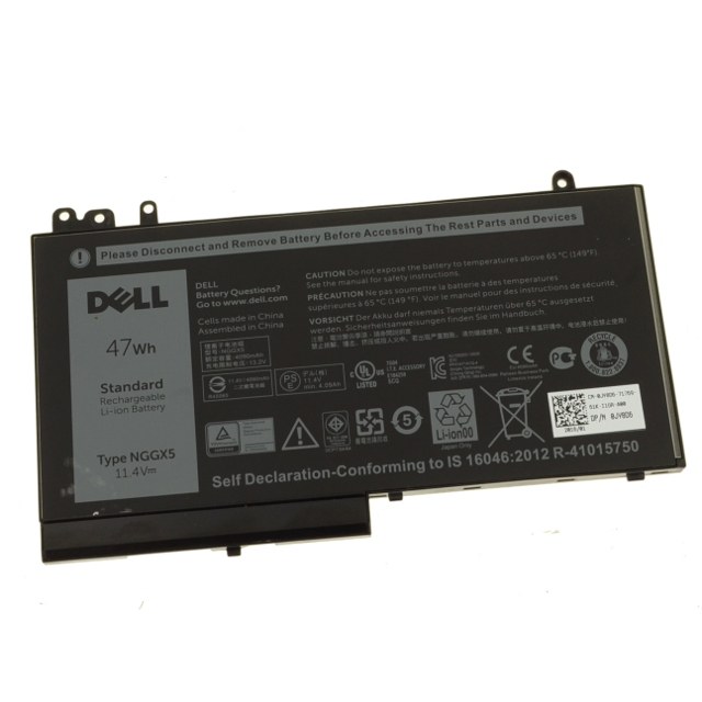 Dell NGGX5 / JY8D6 Battery for Latitude E5270 / E5470 / E5570 (47Wh) Dell NGGX5 / JY8D6 Battery for Latitude E5270 / E5470 / E5570 (47Wh)