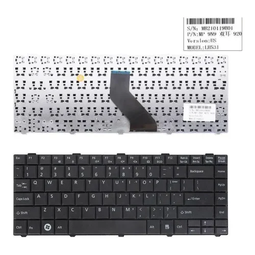 Fujitsu LifeBook LH530 Keyboard