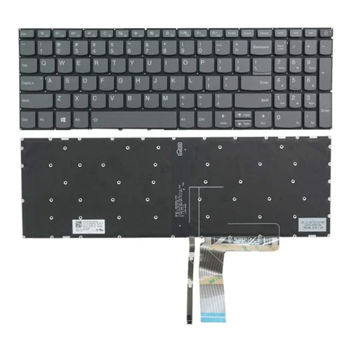Lenovo IdeaPad 320-15ISK Backlit Keyboard (Grey, With Power Button)