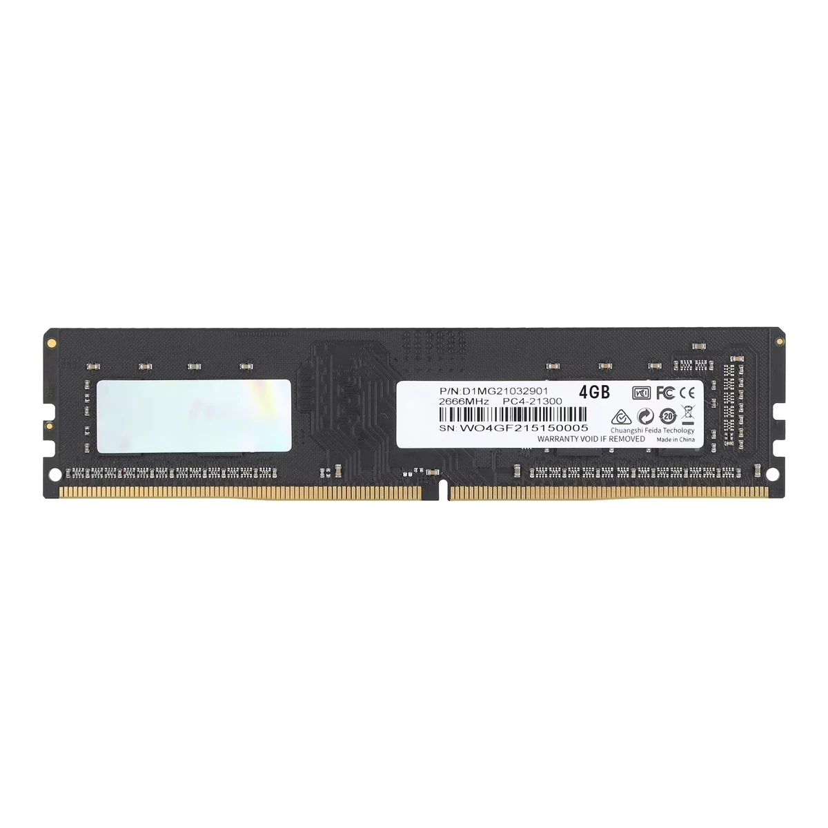 4GB DDR4 2666MHz Desktop RAM (DIMM) 4GB DDR4 2666MHz Desktop RAM (DIMM)